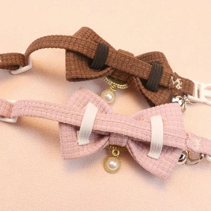 Collier chat nœud papillon - Élégant & réglable - vue 2