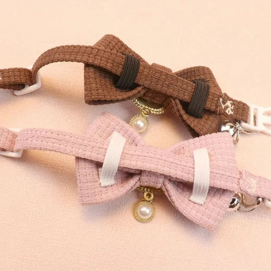 Collier chat nœud papillon - Élégant & réglable - vue 2