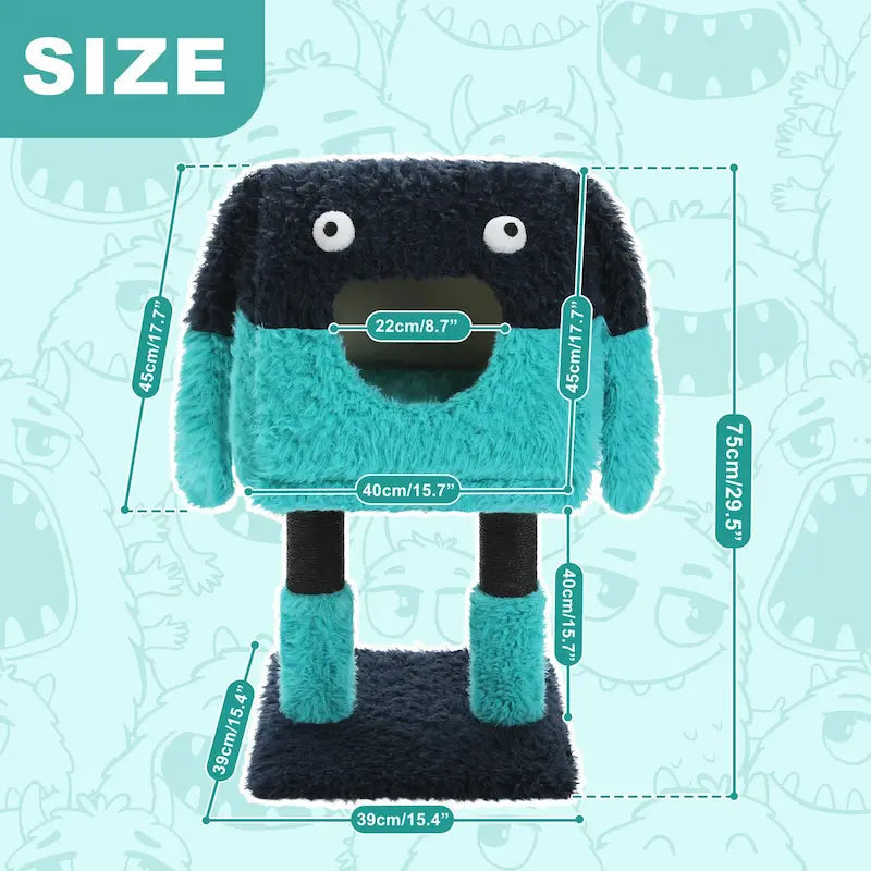 Arbre à chat Monster – Design mignon & fun - vue 5