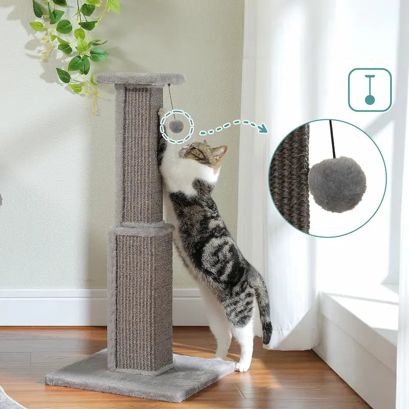 Grand poteau à gratter chat - Ultra robuste - vue 4