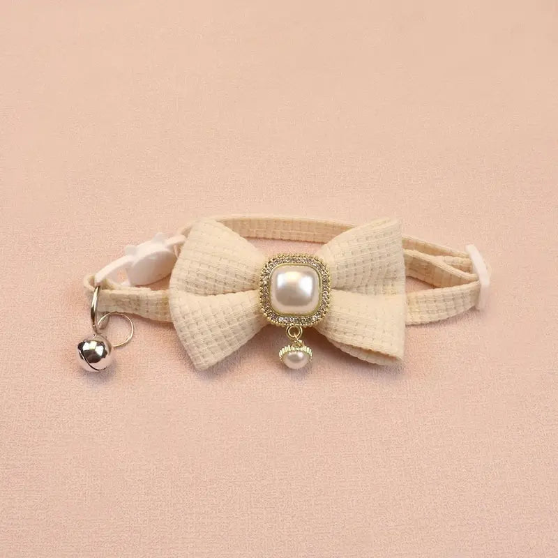 Collier chat nœud papillon - Élégant & réglable - vue 3