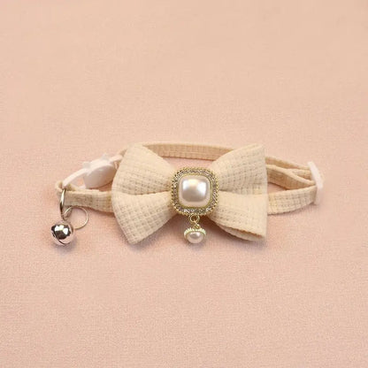 Collier chat nœud papillon - Élégant & réglable - vue 3