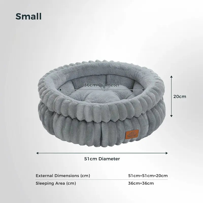 Panier chat rond confortable - Cocon doux - vue 5