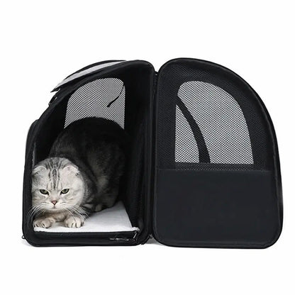 Sac à dos chat extensible avec abri - Confort total - vue 4
