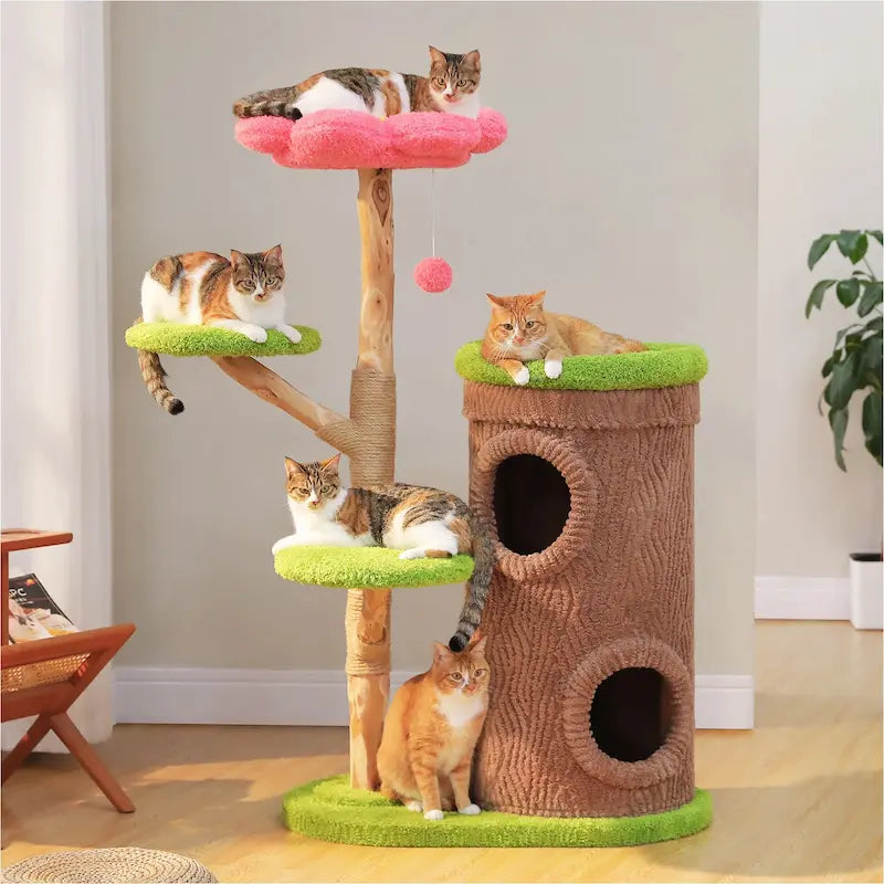 Grand arbre à chat 4 condos - Tour luxe - vue 2