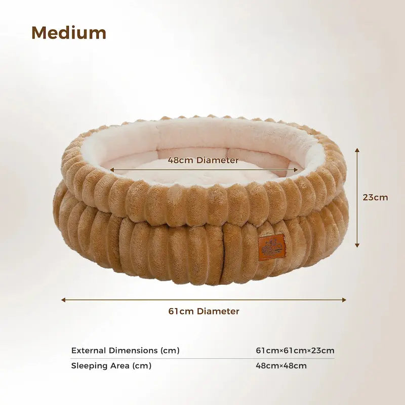 Panier chat rond confortable - Cocon doux - vue 6