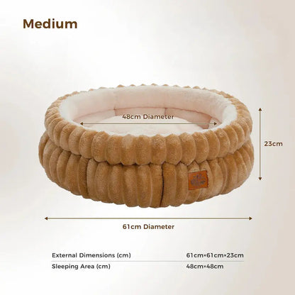 Panier chat rond confortable - Cocon doux - vue 6
