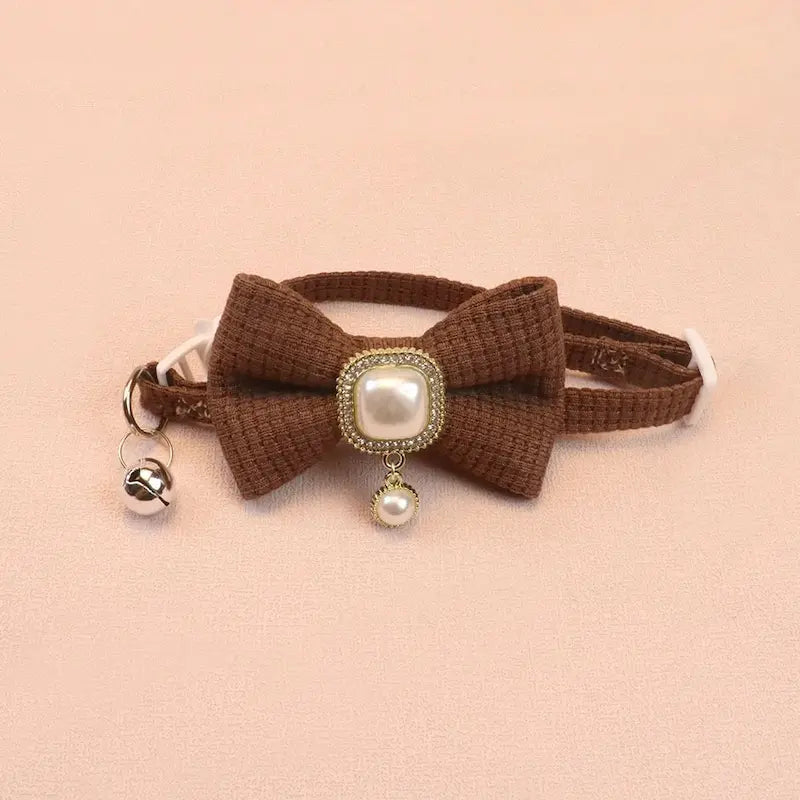 Collier chat nœud papillon - Élégant & réglable - vue 4