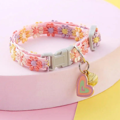 Collier chat clochette fleur - Léger & sécurisé - vue 6