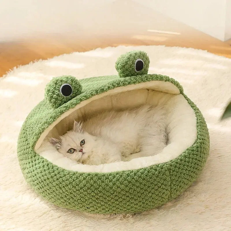 Niche en peluche pour chat – Confort & chaleur - vue 3