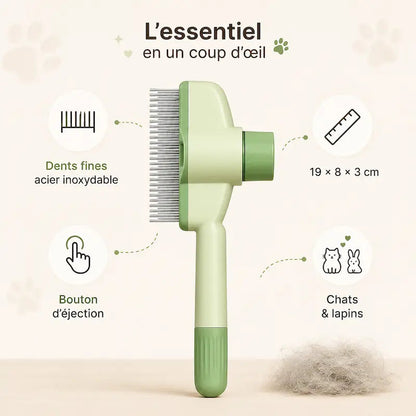 Peigne chat poils longs - Démêle sans douleur - vue 4