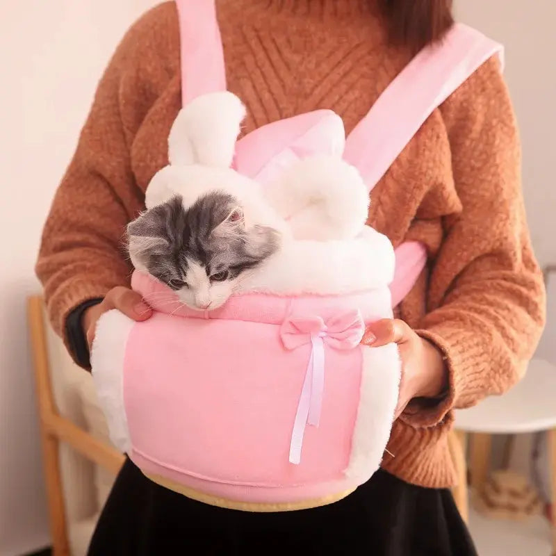 Sac ventral pour chat - Chaleur & confort - vue 2