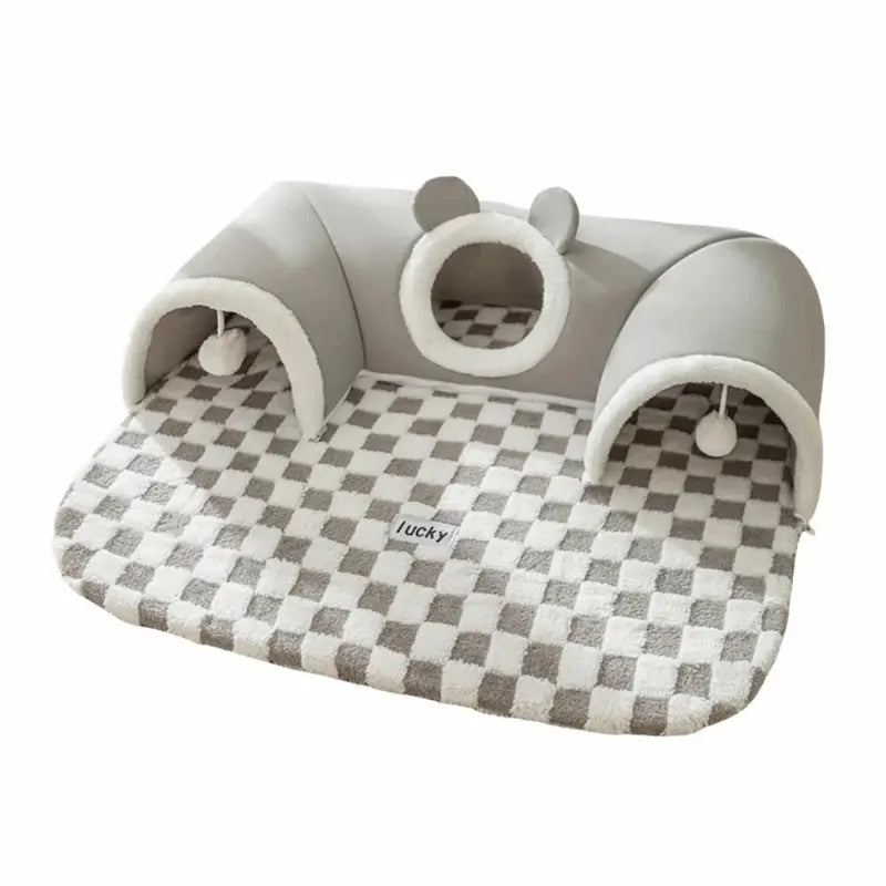 Tapis tunnel chat - Jeu & confort - vue 7