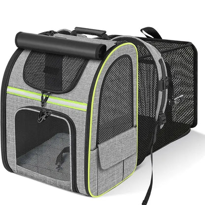 Sac à dos chat extensible avec abri