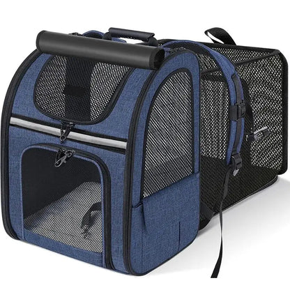 Sac à dos chat extensible avec abri - Confort total - vue 7